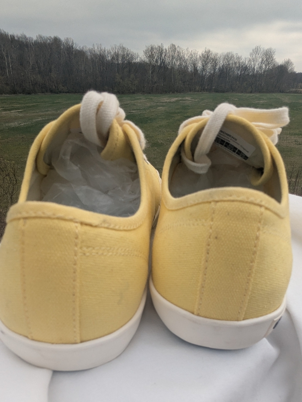 SeaVees Monterey Sneaker Pineapple Yellow Size 8.5 Canvas - Picture 7 of 10